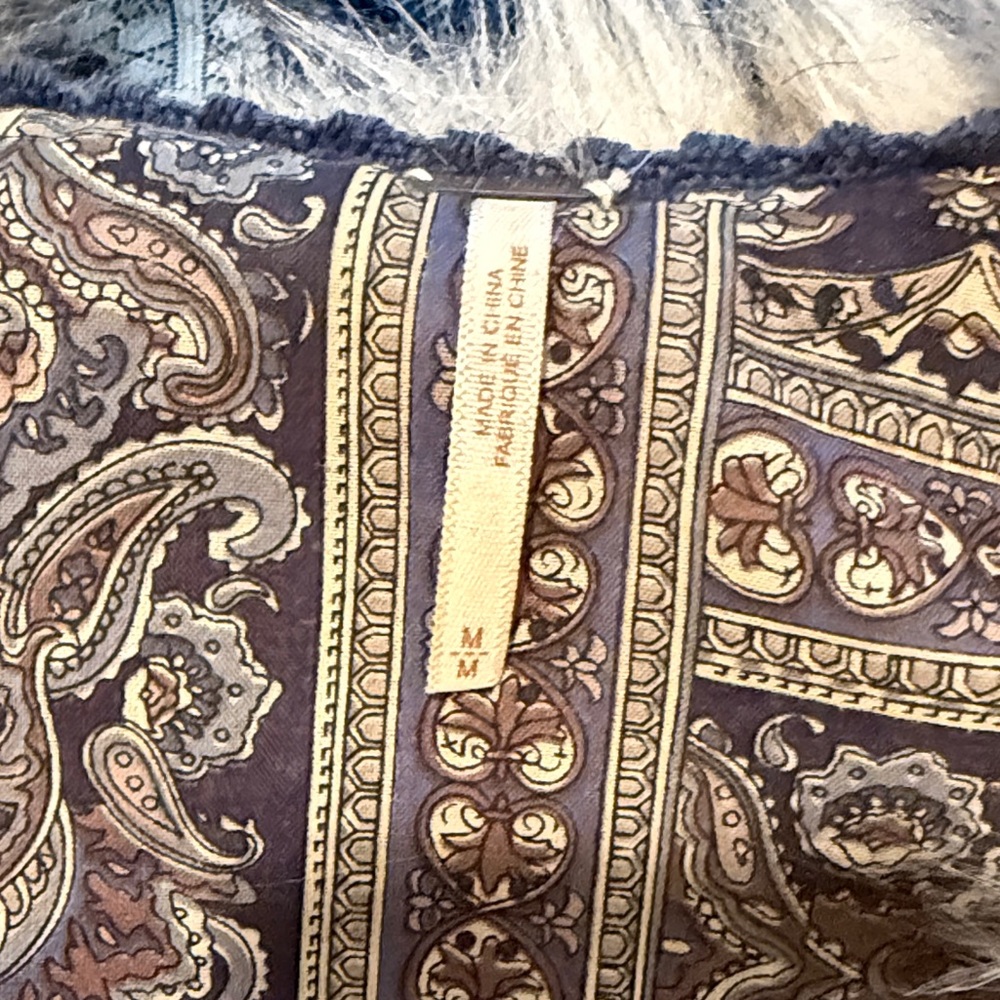 Faux fur women’s medium vest by free people